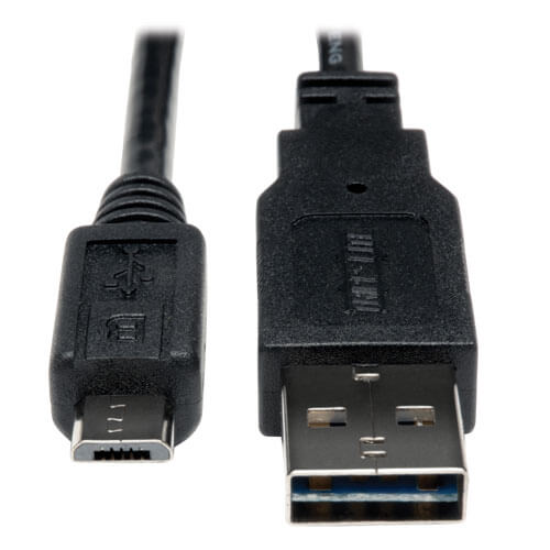 Tripp Lite USB 2.0 Reversible A Mini-B Cable 3ft Tripp Lite
