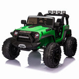 Electric Kids Ride-On Jeep Car with 12V/24V Power Wheels, Music, and Remote Control