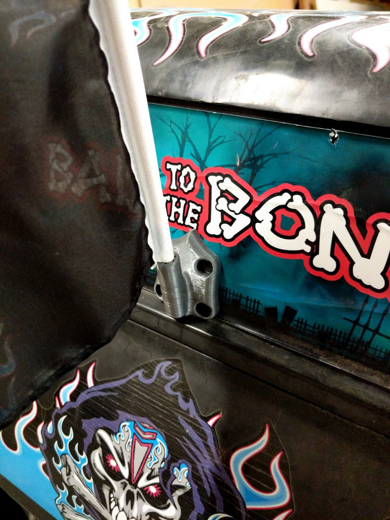 24V Mountable Jolly Roger Pirate Flag for Ride-On Grave Digger Toy