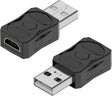 Male USB -> Female Micro USB Connector TekShack