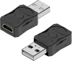 Male USB -> Female Micro USB Connector TekShack