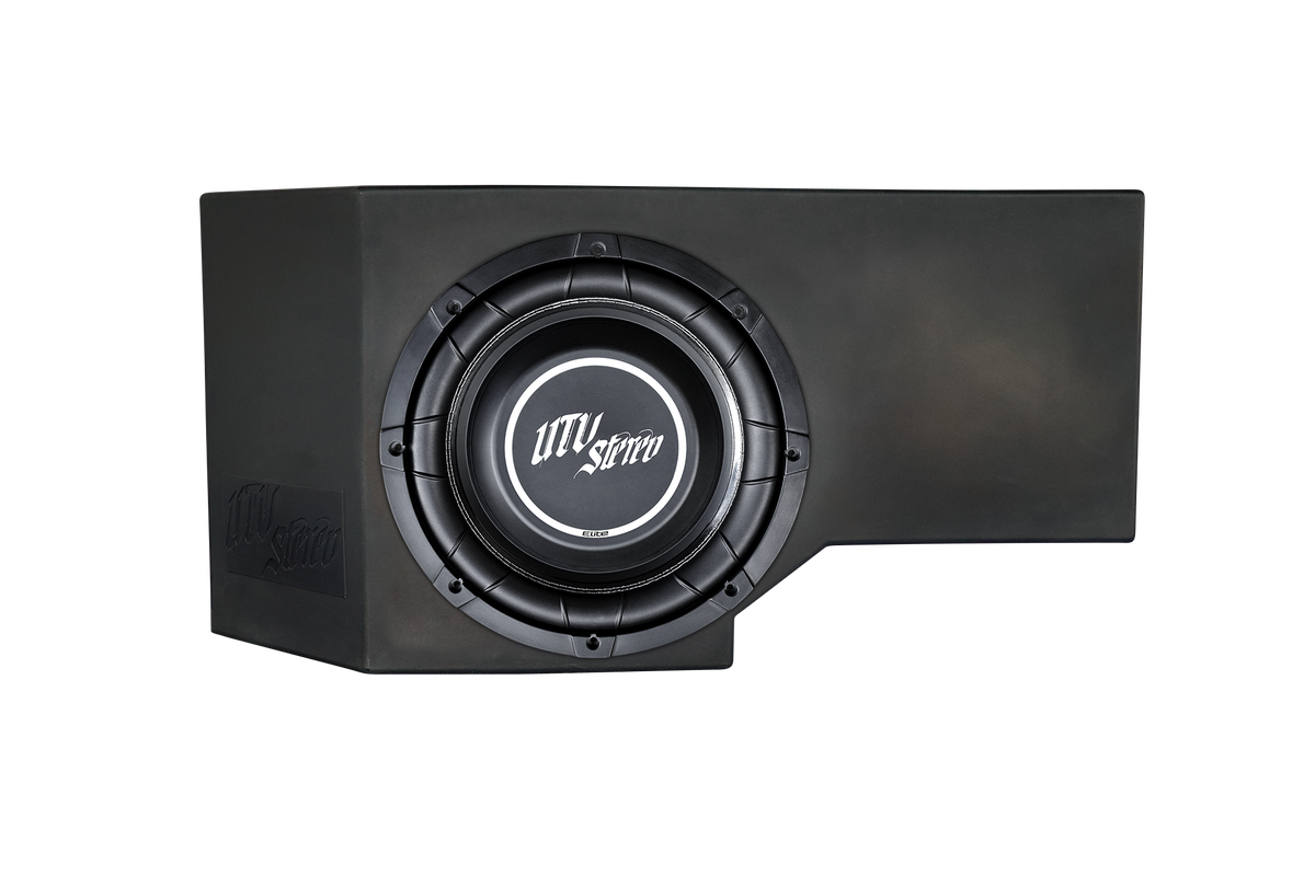 Can-Am® Defender HD11 Vented 10" Front Passenger Subwoofer Enclosure Unloaded | UTVS-DEF2-VENC-PASS-10-FRONT