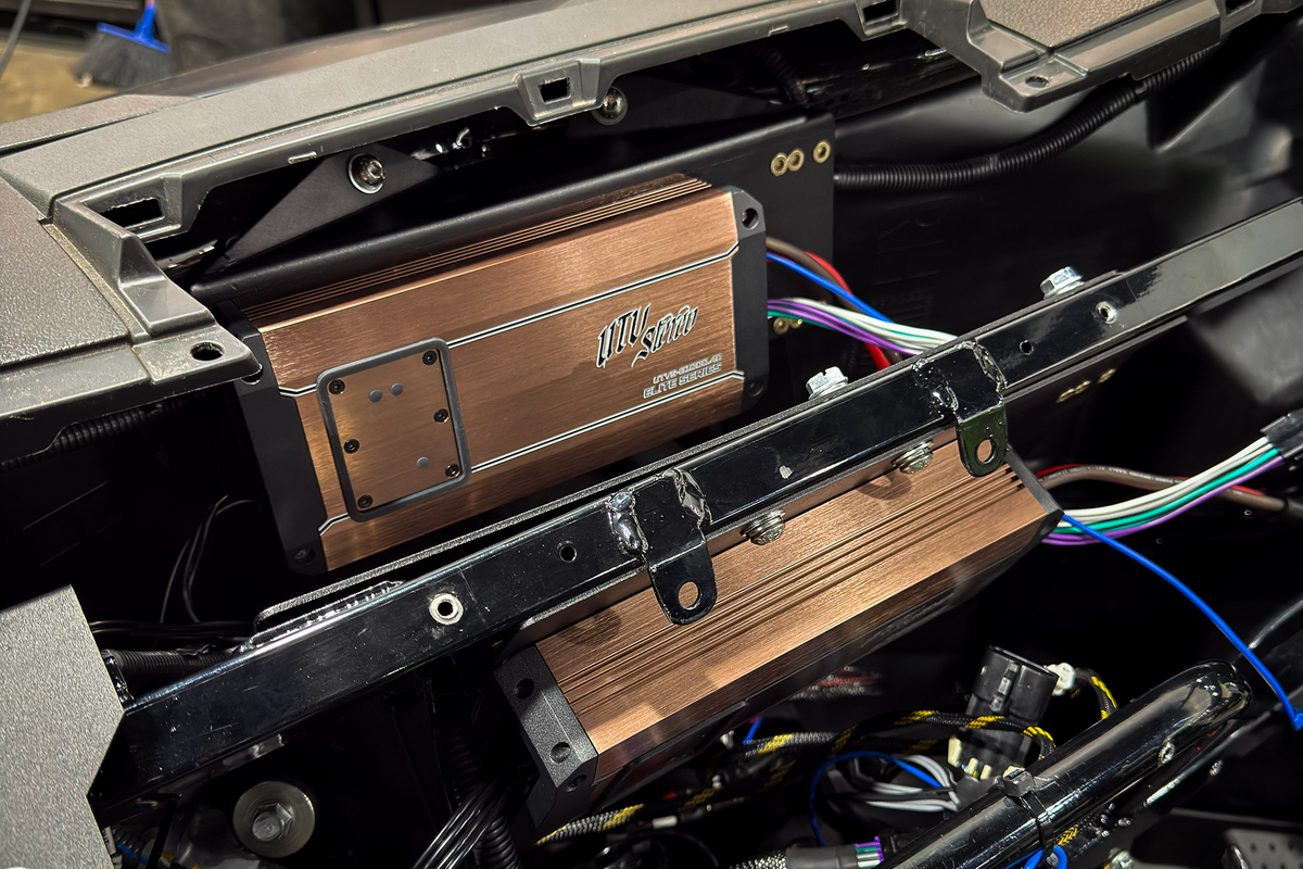 Kawasaki® Teryx H2 Firewall Amplifier Mount | UTVS-H2-AMPMT-FW UTV Stereo