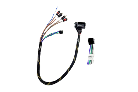 '20-'26 RZR® Pro Series Ride Command Front & Rear RCA Output + Speaker Wire & Remote | UTVS-PRO-RC-RCA-OUT UTV Stereo
