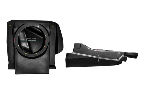 Can-Am® Maverick R 10" Front Passenger Subwoofer Enclosure (4-SEAT MODELS) – Unloaded | UTVS-R-ENC-PASS-4F UTV Stereo