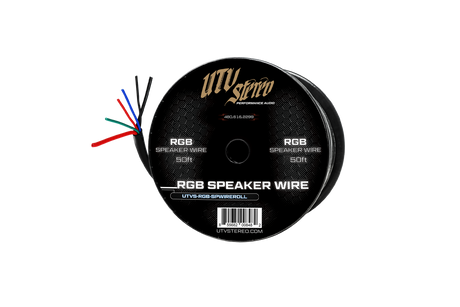 6 Conductor RGB Speaker Wire - 50' | UTVS-RGB-SPWIRE-50 UTV Stereo