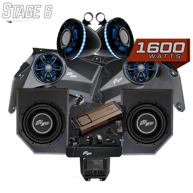 Can-Am® X3 Elite Series Stage 6 Stereo Kit | UTVS-X3-S6-E UTV Stereo