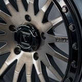 V06 Brushed Gunmetal UTV Beadlock