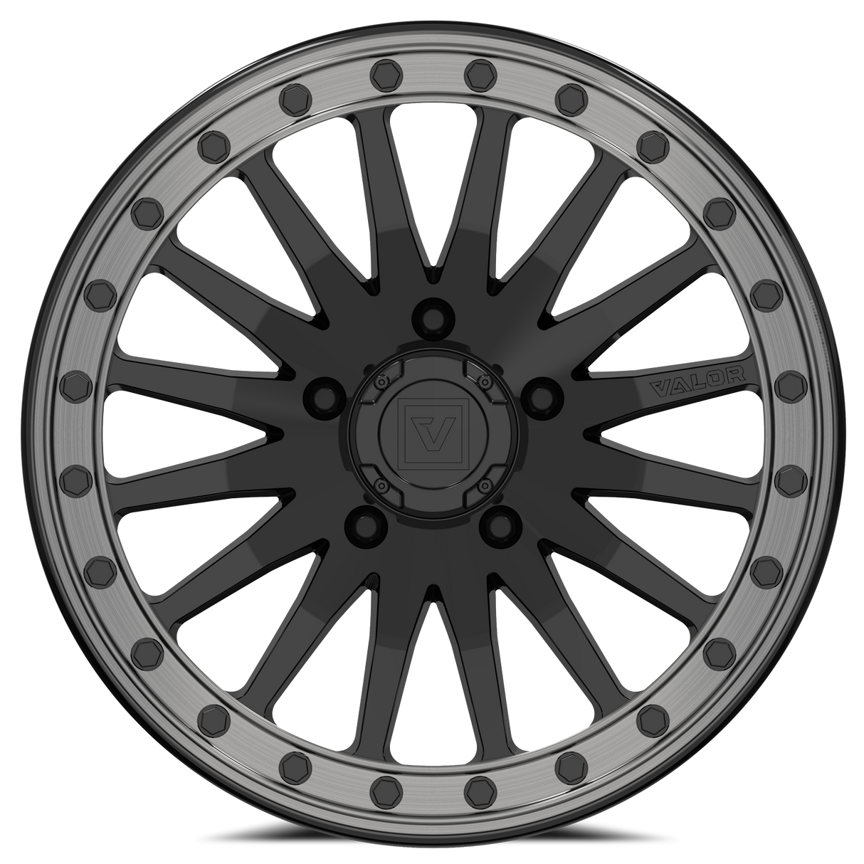 V06 Gloss Black UTV Beadlock