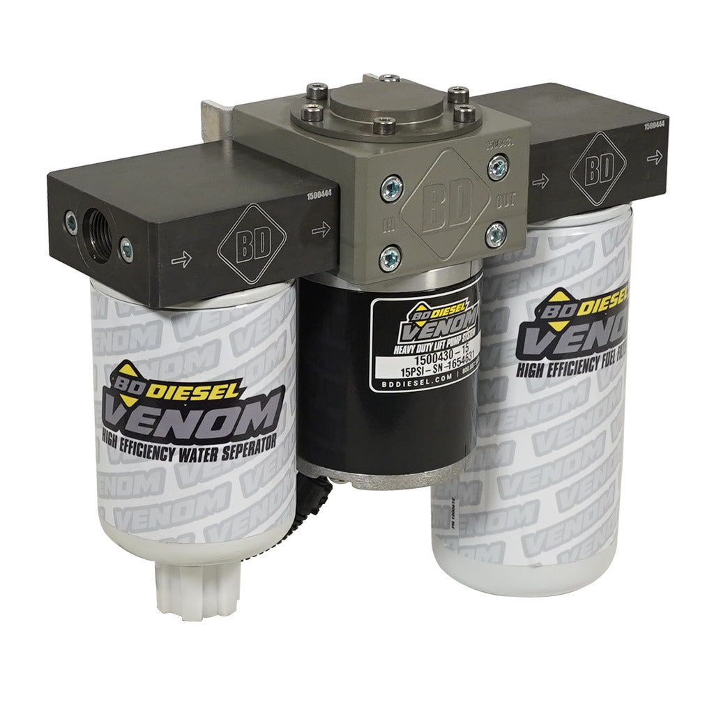 VENOM FUEL LIFT PUMP C/W FILTER & SEPARATOR DODGE 5.9L CUMMINS 1998.5-2002