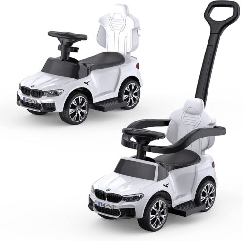 Versatile 4-in-1 Push Cars for Toddlers with LED Lights and Music