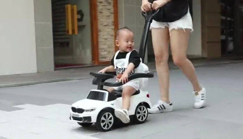 Versatile 4-in-1 Push Cars for Toddlers with LED Lights and Music