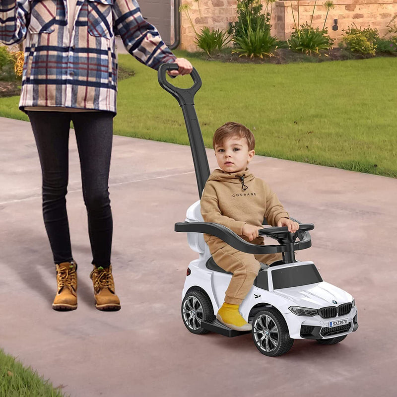 Versatile 4-in-1 Push Cars for Toddlers with LED Lights and Music