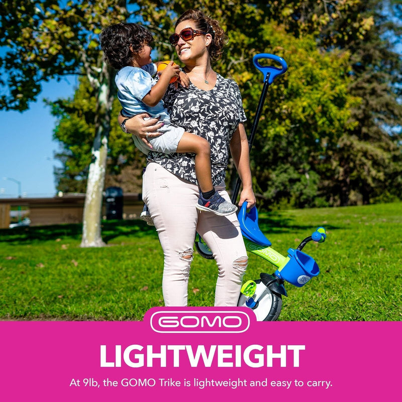 Versatile GOMO Tricycles for Toddlers and Young Children, with Large Wheels for Easy Riding