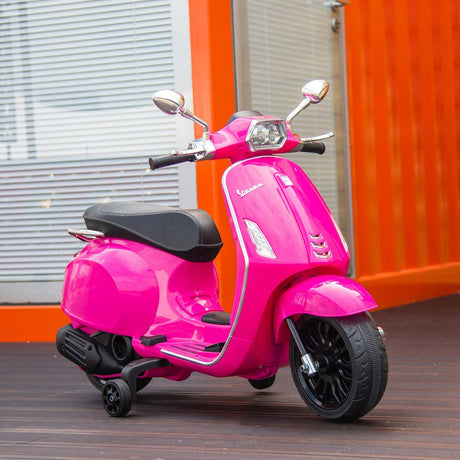 Licensed Pink Electric Kids Motorcycle with Music and FM Radio