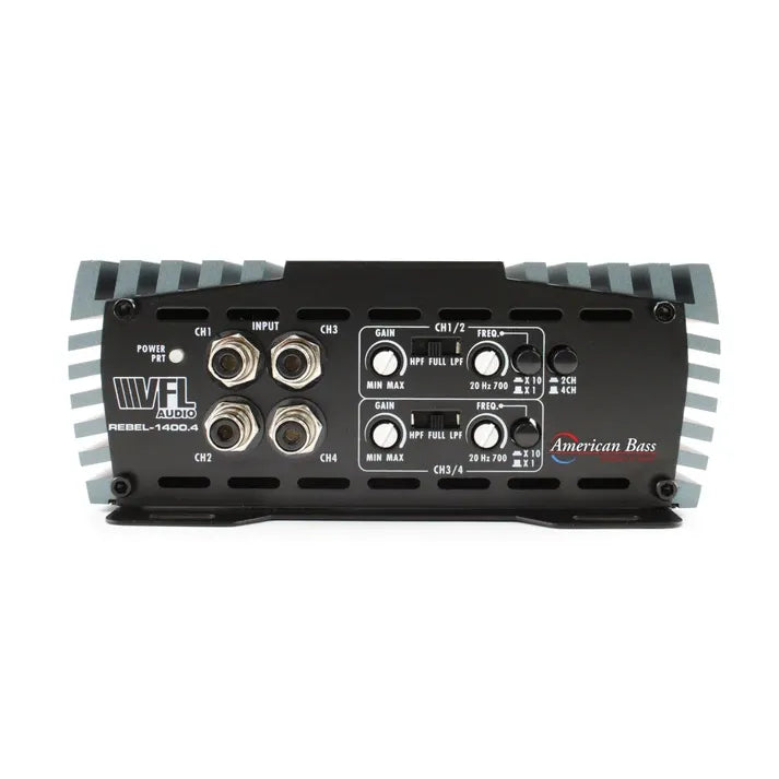 American Bass VFL REBEL 1400.4 4-Channel Amplifier