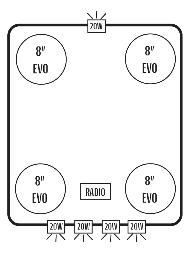 2014+ Yamaha Viking Stereo Tops (2-Door)