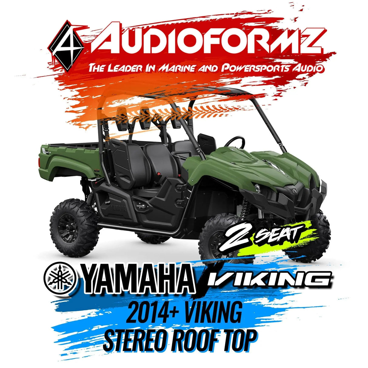 2014+ Yamaha Viking Stereo Tops (2-Door) Yamaha