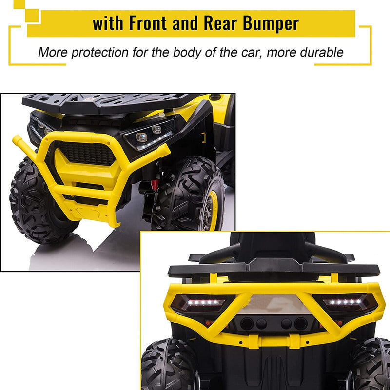 VILOBOS 12V Battery-Powered ATV Ride-On Toy with Music and Lights for Kids