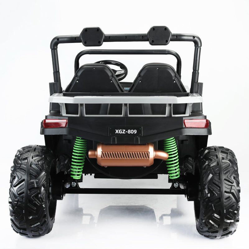 Kids 2-Seat Ride-On UTV with Remote Control, LED Lights, and AUX Input