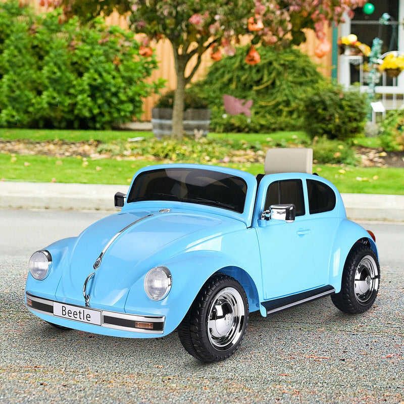 Volkswagen Beetle Kids Ride On Car with Extra Wide Tires - Perfect for Outdoor Play!