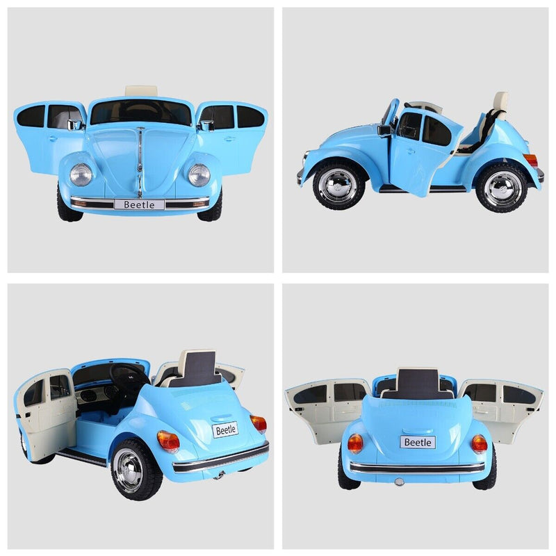 Volkswagen Beetle Kids Ride On Car with Extra Wide Tires - Perfect for Outdoor Play!