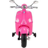Vroom into Fun with the Huffy 6V Vespa Electric Scooter for Kids in Pink