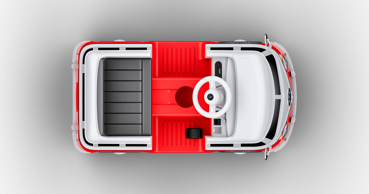 Volkswagen VW Bus Ride On Car Van for Kids W/Magic Cars® Wireless Parental Control