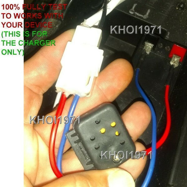 12V AC Charger Adapter for Kid Motorz Quad Monster Ride-On Toy