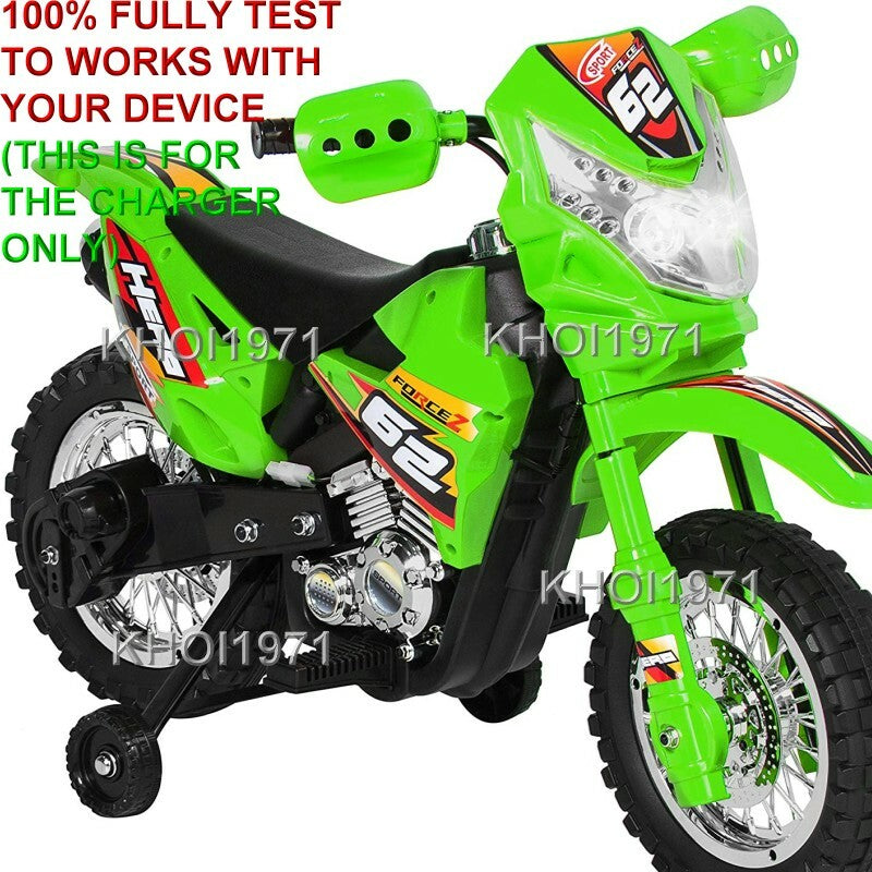 AC Wall Charger Adapter for Blazin Wheels 62 RT Force Z Hero Dirt Motor Bike Ride