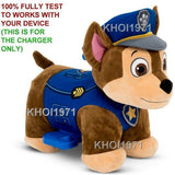 6V AC Wall Charger Adapter for Deluxe Ride-On Paw Patrol Chase Toy