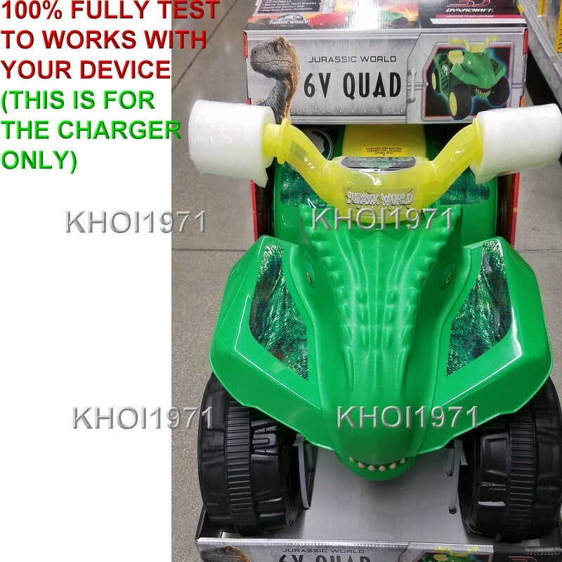 AC Wall Charger Adapter 8V for Jurassic World Fallen Kingdom Quad Toy