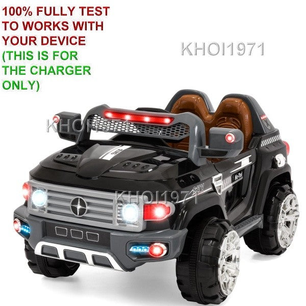 Black 8V AC Wall Charger Adapter for Ride-On Car and Truck SKY2338