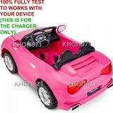 12V AC Charger Adapter for Kidtrax KT1342WM Cool Car Convertible Ride-On