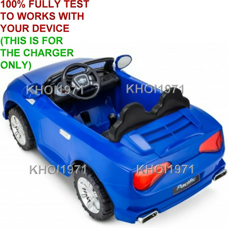 12V Convertible Ride-On Car Wall Charger AC Adapter for Kids