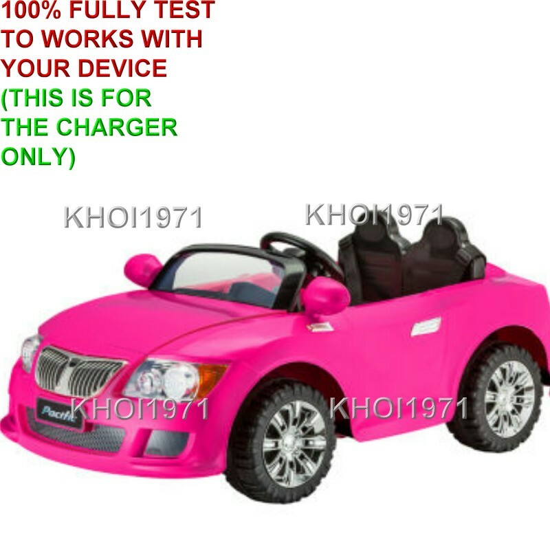 12V Convertible Ride-On Car Wall Charger AC Adapter for Kids