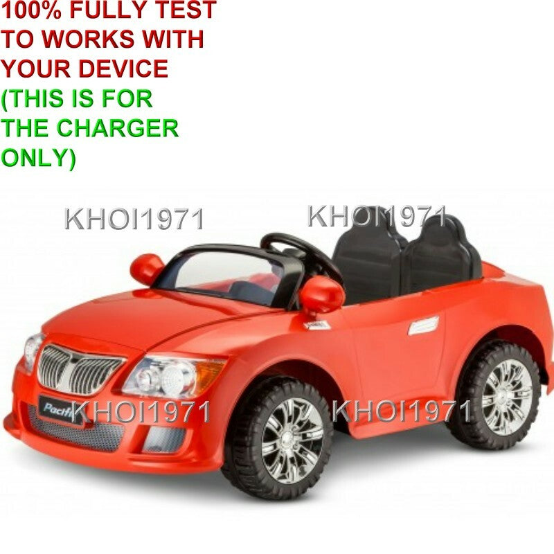 12V Convertible Ride-On Car Wall Charger AC Adapter for Kids