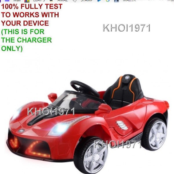 AC Wall Charger Adapter for Battery-Powered Kids Ride-On Car Model TY324109