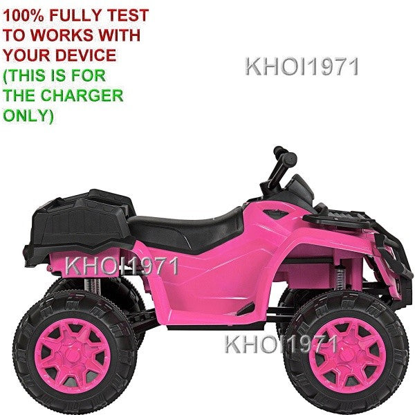 12V AC Wall Charger Adapter for 4-Wheel ATV Quad Ride-On Battery