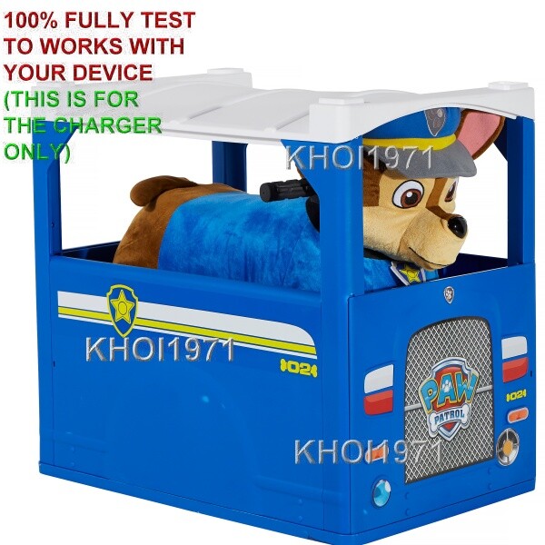 6V Deluxe Charger and AC Adapter for Paw Patrol Chase Ride-On Toy