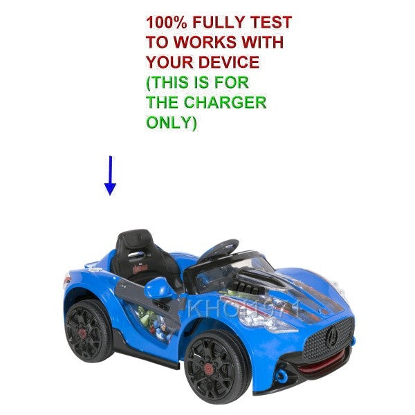 AC Charger Adapter for 6V Battery Compatible with Marvel Avengers Super Car