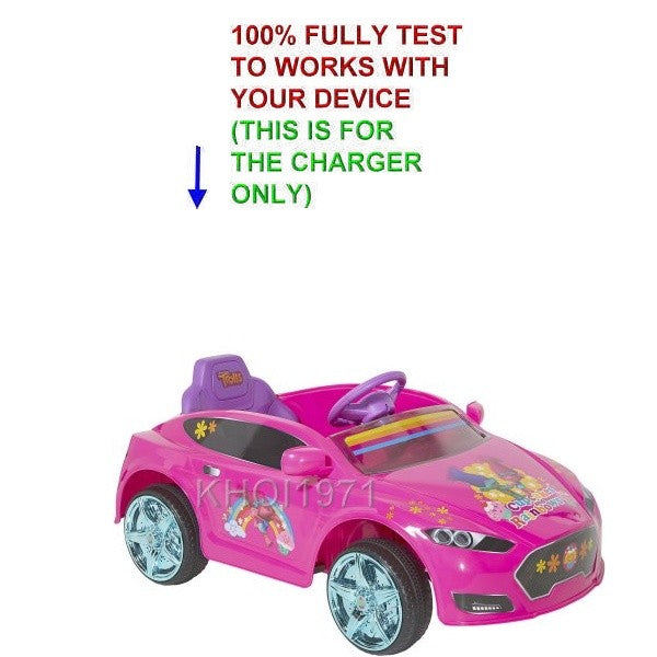 6V AC Wall Charger Adapter for Dynacraft Trolls Ride-On Coupe Model 8803-15