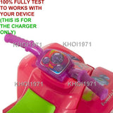 6V AC Wall Charger Adapter for Pink Quad Ride-On Battery Compatible with Trolls Models