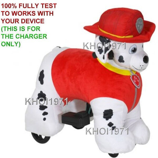 6V Deluxe Ride-On Charger and AC Adapter for Paw Patrol Marshall Model 8804-71