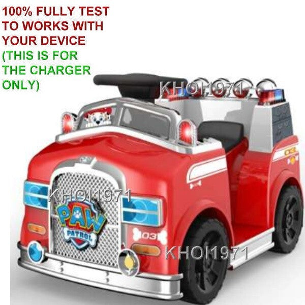 6V AC Wall Charger Adapter for Dynacraft Paw Patrol Marshall Ride-On Quad 8804-62 Model