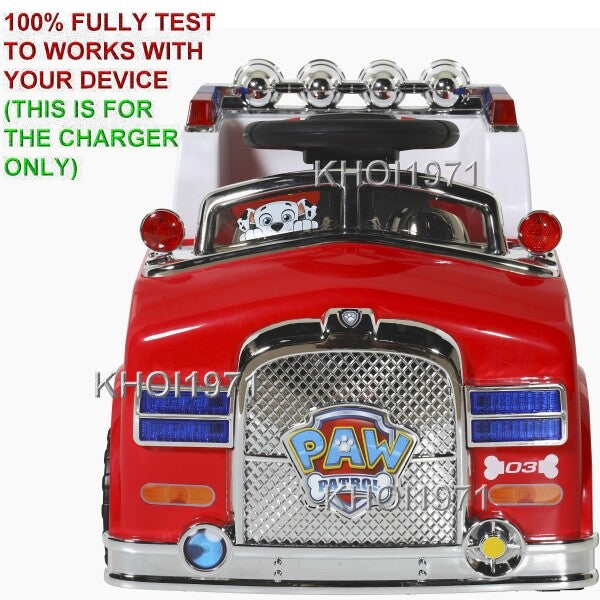 6V AC Wall Charger Adapter for Dynacraft Paw Patrol Marshall Ride-On Quad 8804-62 Model