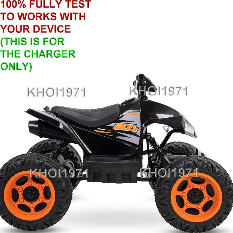 AC Wall Charger Adapter for 12V Battery Ride-On ATV Quad Model 17299P 1200R