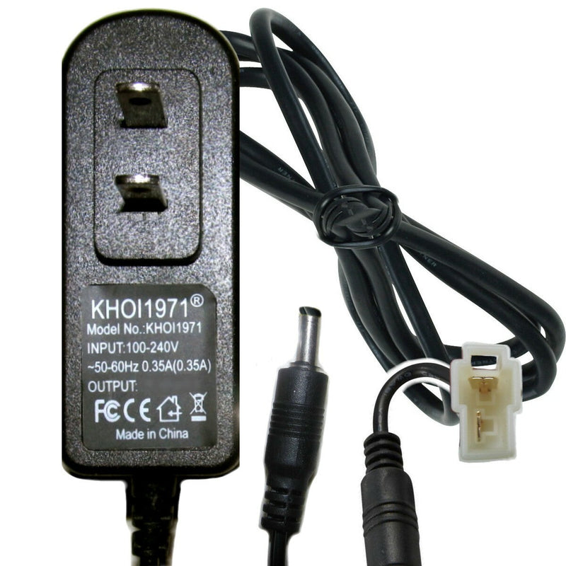 Black AC Wall Charger Adapter 8F4 1157 for Kid Motorz Construction Patrol Truck Ride-On