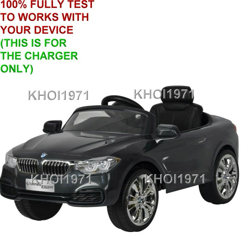 AC Wall Charger Adapter for 12V Ride-On BMW 4 Series Coupe – Red, White, Black