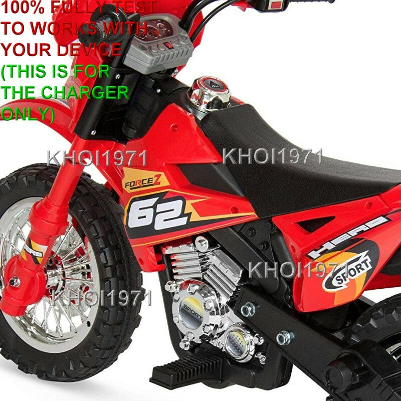 AC Wall Charger Adapter for 8T Blazin Wheels 62RT Force Z Hero Dirt Motorbike Ride